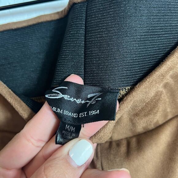 Seven7 High Ride Pull-On Faux Suede Leggings Women Size Medium Brand New - Picture 7 of 9